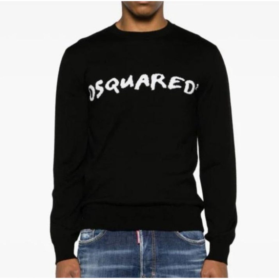 DSQUARED2(ディースクエアード)の新品未使用！送料込み★DSQUARED2★logo sweater メンズのトップス(ニット/セーター)の商品写真