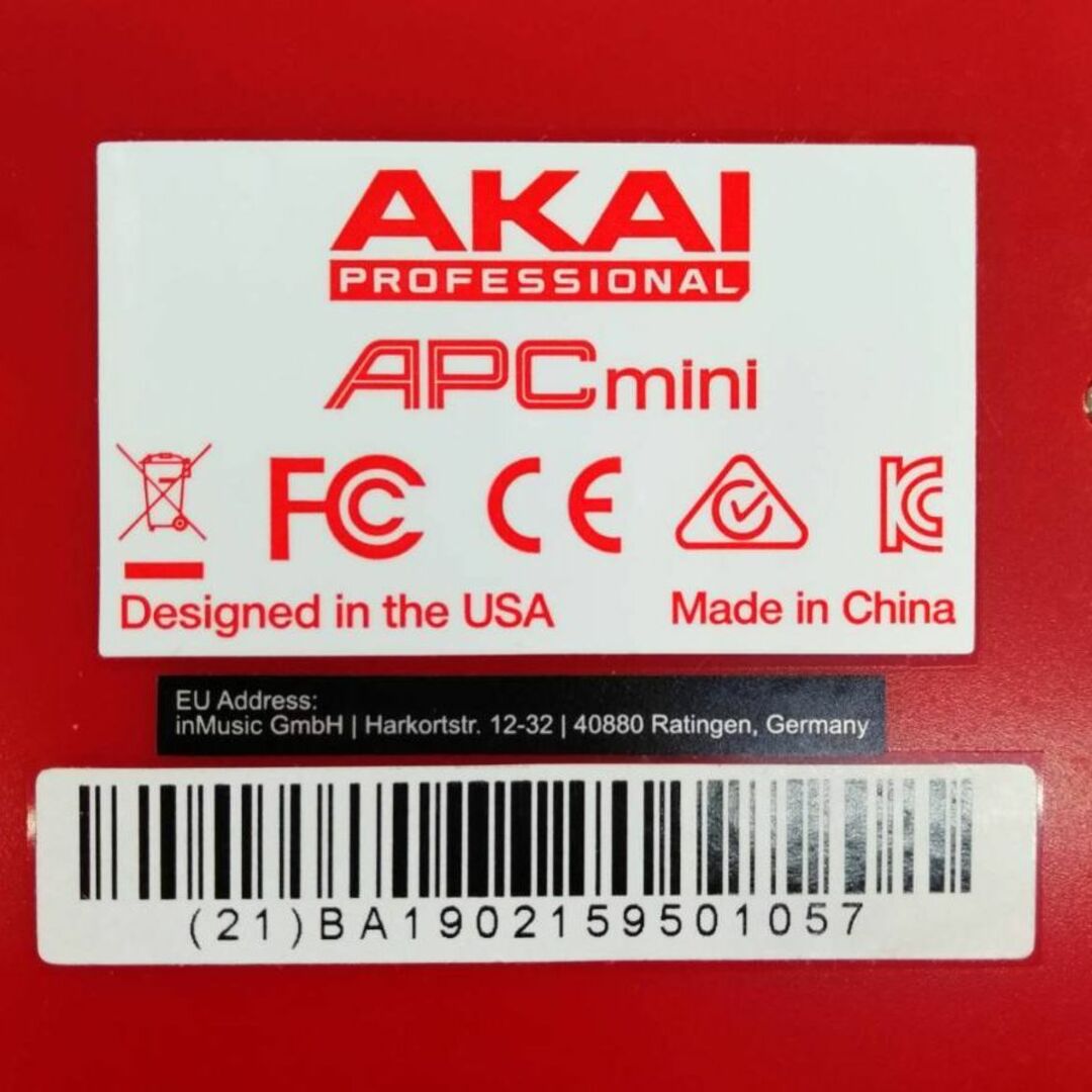 Akai Professional MIDIコントローラー  APC mini 楽器のDTM/DAW(MIDIコントローラー)の商品写真