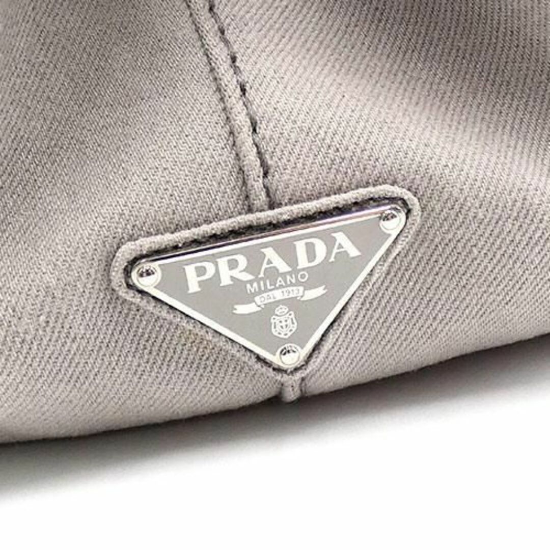 PRADA(プラダ)のプラダ バッグ PRADA キャンバス カナパM 2WAY ハンドバッグ ショルダーバッグ NUBE グレー レディース B2642B T-YJP06124 レディースのバッグ(ショルダーバッグ)の商品写真