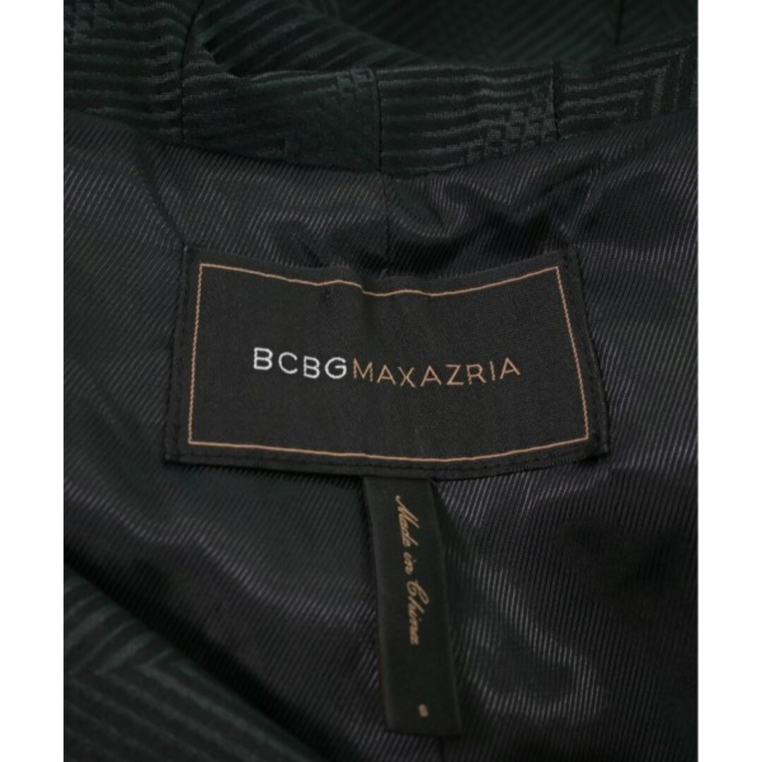 BCBGMAXAZRIA(ビーシービージーマックスアズリア)のBCBG MAXAZRIA カジュアルジャケット S 緑x黒 【古着】【中古】 レディースのジャケット/アウター(テーラードジャケット)の商品写真