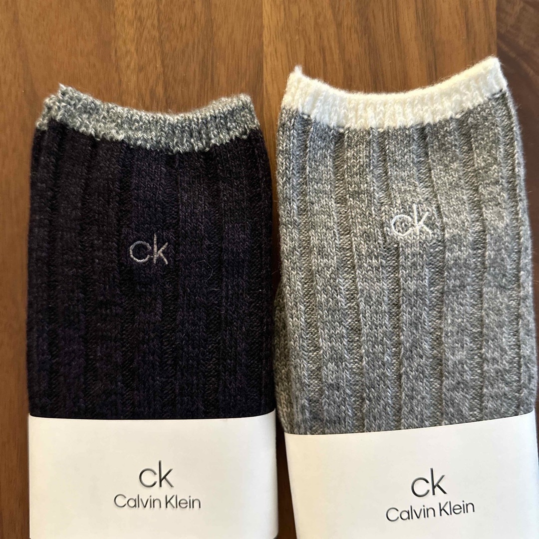 Calvin Klein(カルバンクライン)の新品★カルバン クライン ソックス 2足セット 25〜27cm メンズのレッグウェア(ソックス)の商品写真