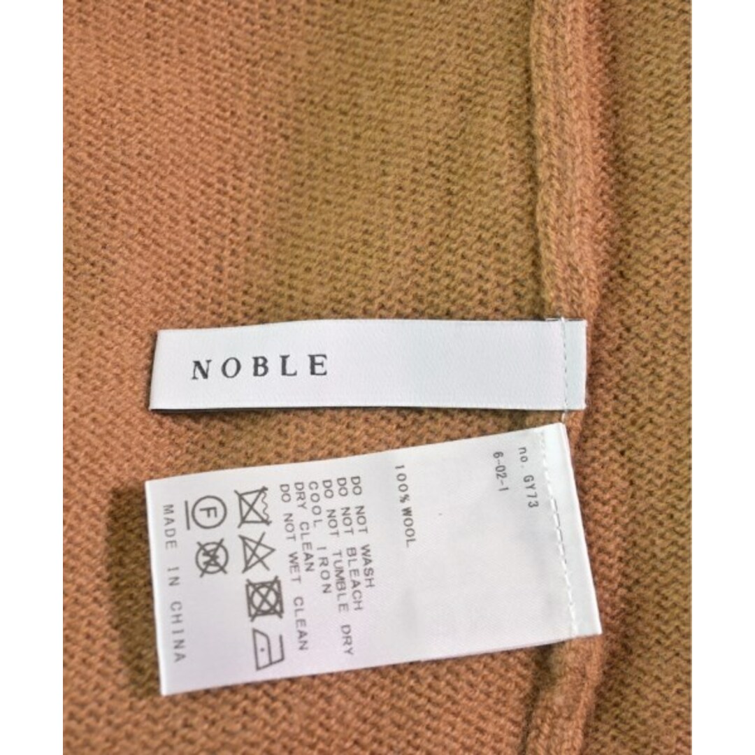 Noble(ノーブル)のNOBLE ノーブル ニット・セーター F キャメル 【古着】【中古】 レディースのトップス(ニット/セーター)の商品写真