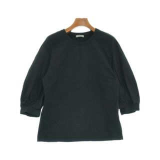 セオリーリュクス(Theory luxe)のtheory luxe セオリーリュクス Tシャツ・カットソー 38(M位) 黒 【古着】【中古】(カットソー(半袖/袖なし))