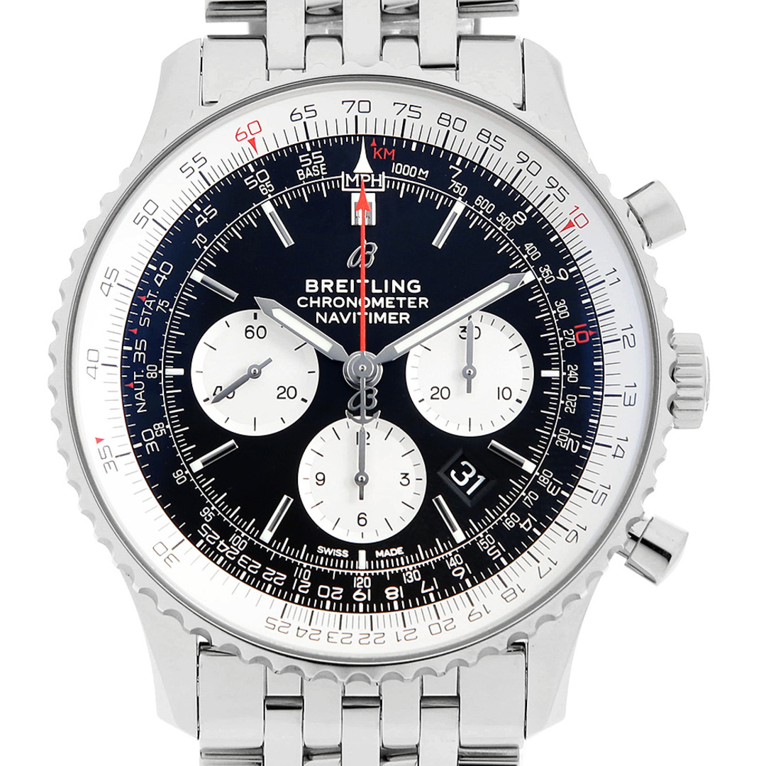 BREITLING(ブライトリング)のブライトリング ナビタイマー01 クロノグラフ46 AB0127211B1A1(AB0127) メンズ 中古 腕時計 メンズの時計(腕時計(アナログ))の商品写真