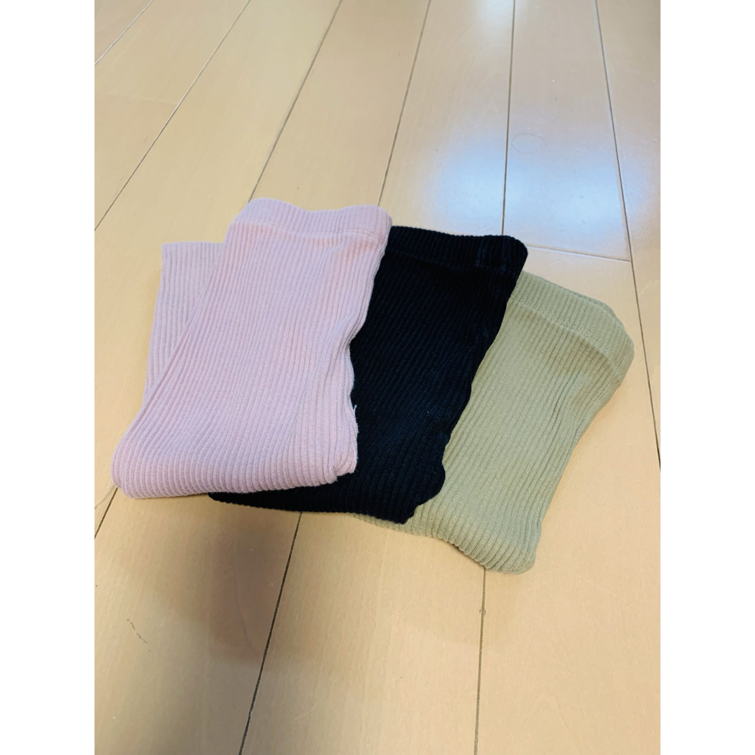 モンミミ リブレギンス 3点セット キッズ/ベビー/マタニティのキッズ服女の子用(90cm~)(パンツ/スパッツ)の商品写真