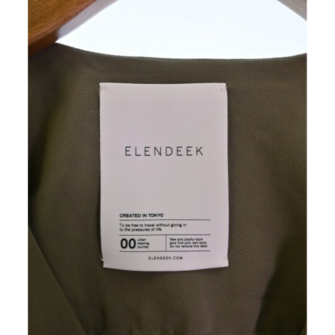 ELENDEEK(エレンディーク)のELENDEEK エレンディーク ブラウス F 茶系 【古着】【中古】 レディースのトップス(シャツ/ブラウス(長袖/七分))の商品写真