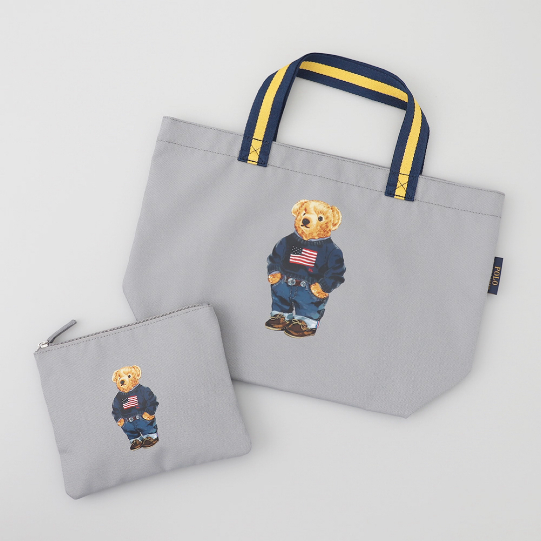 POLO RALPH LAUREN - ポロベア ポーチ付きトートバッグ エコ POLO RALPH LAUREN - ポロベア ポーチ付きトートバッグ エコ