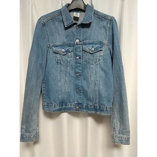 エイチアンドエム(H&M)のH&M デニムジャケット US10 青 ブルー エイチアンドエム アメカジ 服(Gジャン/デニムジャケット)