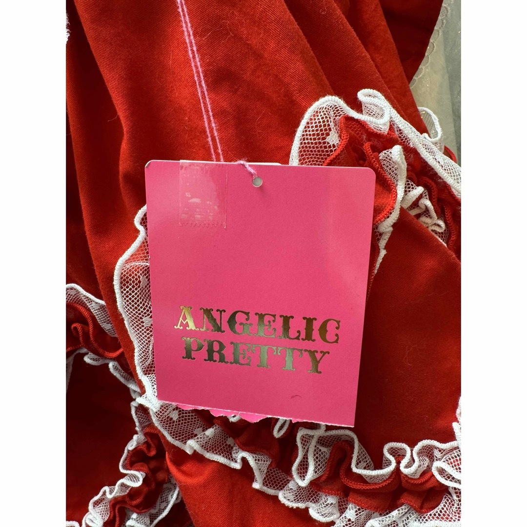Angelic Pretty(アンジェリックプリティー)のAngelic Pretty Fantastic Heart スカート　赤 レディースのスカート(ひざ丈スカート)の商品写真