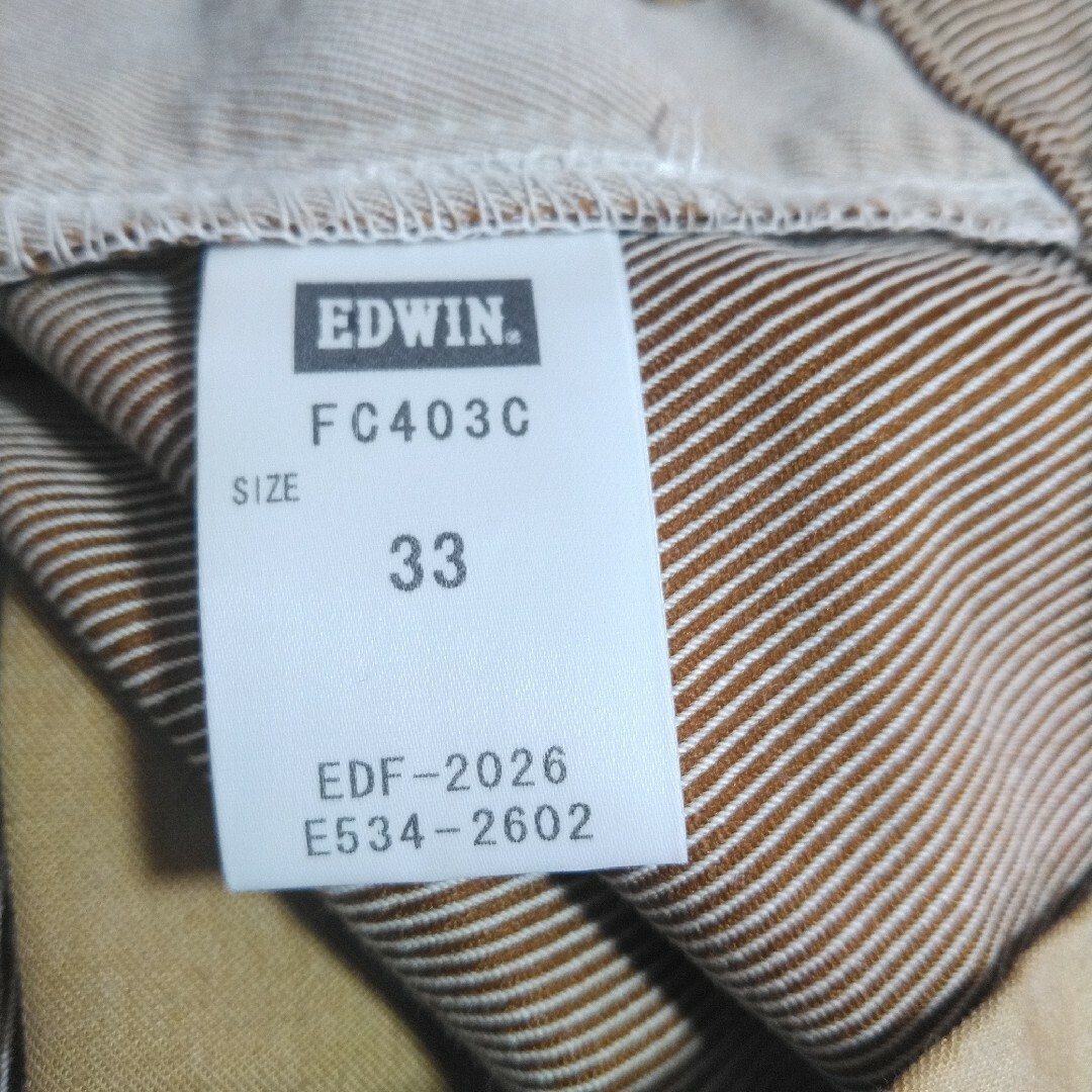 EDWIN(エドウィン)のedwin×goodday 403 regular 軽量ストレッチパンツ メンズのパンツ(ワークパンツ/カーゴパンツ)の商品写真