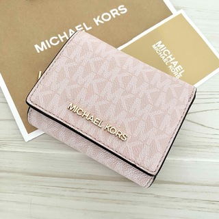 マイケルコース(Michael Kors)の新品 MICHAEL KORS マイケルコース 折り財布 ライトピンク(財布)