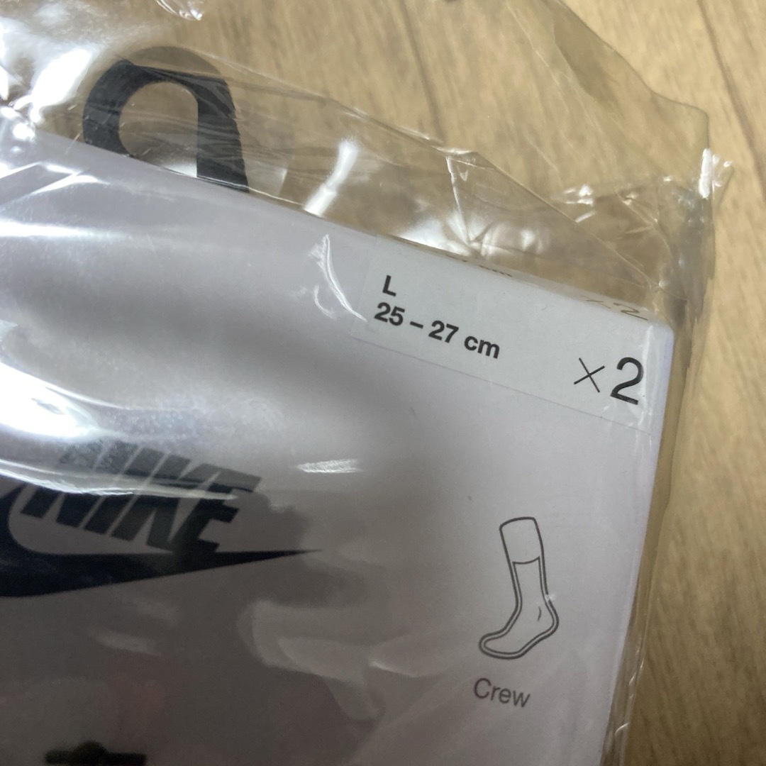 NIKE(ナイキ)のNIKE L NIKE ソックス　25-27 2p メンズのレッグウェア(ソックス)の商品写真