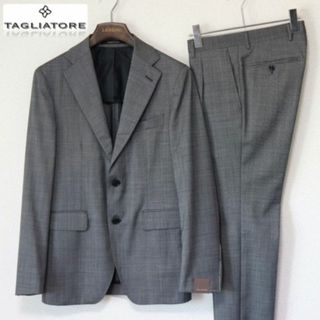 カラーベージュ2023SS美品 TAGLIATORE ストレッチナイロンスーツ 50 ベージュ