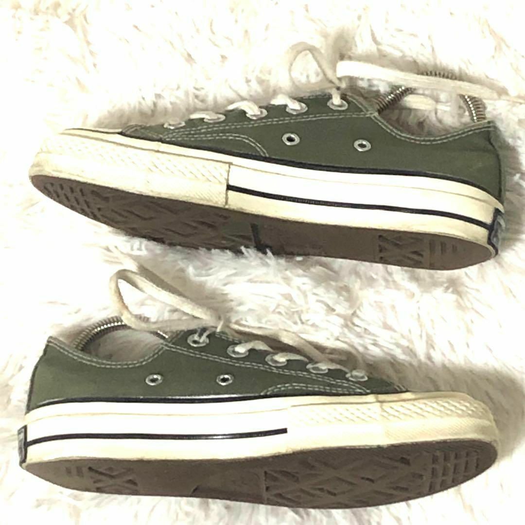 CONVERSE(コンバース)のコンバース　スニーカー　カーキグリーン　5　コットンキャンバス　1970 レディースの靴/シューズ(スニーカー)の商品写真