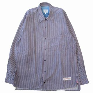 リプレイ(Replay)の美品 リプレイ vintage REPLAY ストライプ シャツ カットソー L(シャツ)