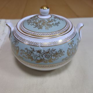 ウェッジウッド(WEDGWOOD)の訳あり　ウエッジウッド　セージグリーン　シュガーポット(食器)