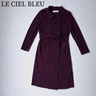 ルシェルブルー(LE CIEL BLEU)の美品　LE CIEL BLEU ルシェルブルー　ロングコート　スプリングコート(ロングコート)