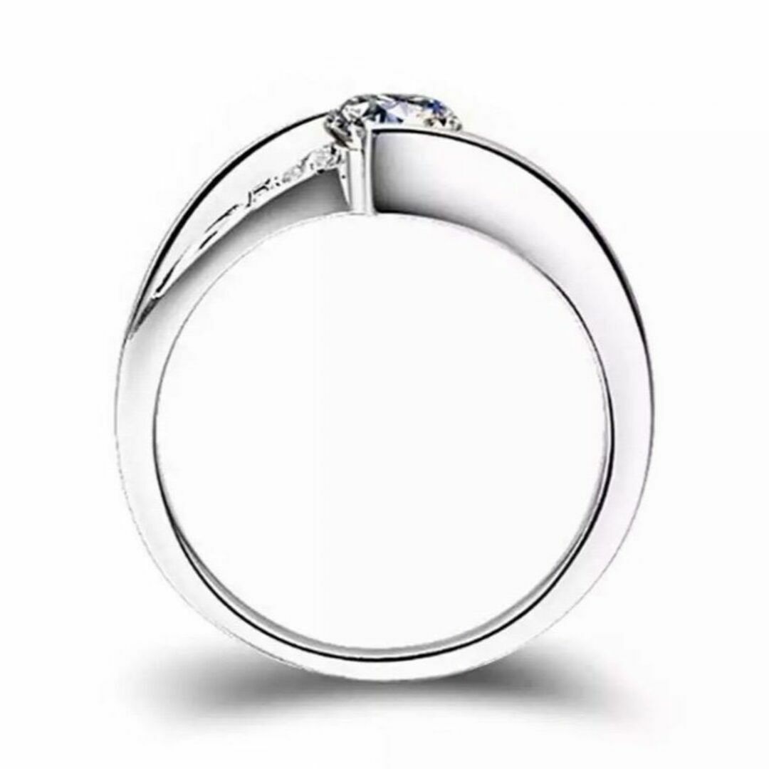 684 シルバー リング czダイヤモンド 指輪 ジュエリー アクセサリー 韓国 レディースのアクセサリー(リング(指輪))の商品写真
