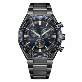 シチズン(CITIZEN)のシチズン CITIZEN 腕時計 メンズ アテッサ ATTESA CB5967-66L BL エコドライブ電波時計 Eco-Drive チタニウム(腕時計(アナログ))