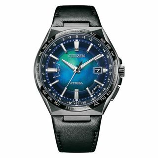 シチズン(CITIZEN)のシチズン CITIZEN 腕時計 メンズ アテッサ ATTESA CB0215-18L ダイレクトフライト ACT Line UNITE with BLUE エコドライブ 電波時計 Eco-Drive スーパーチタニウム ブルー 構造色インク 世界限定2,200本(腕時計(アナログ))