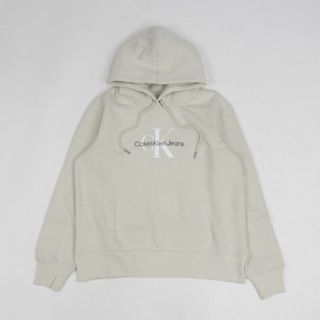 カルバンクライン(Calvin Klein)のカルバン クライン Calvin Klein パーカー フーディ レディース J20J221335ACF OFF WHITE M(パーカー)