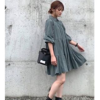 ザラ(ZARA)のzara シャツワンピース(ひざ丈ワンピース)