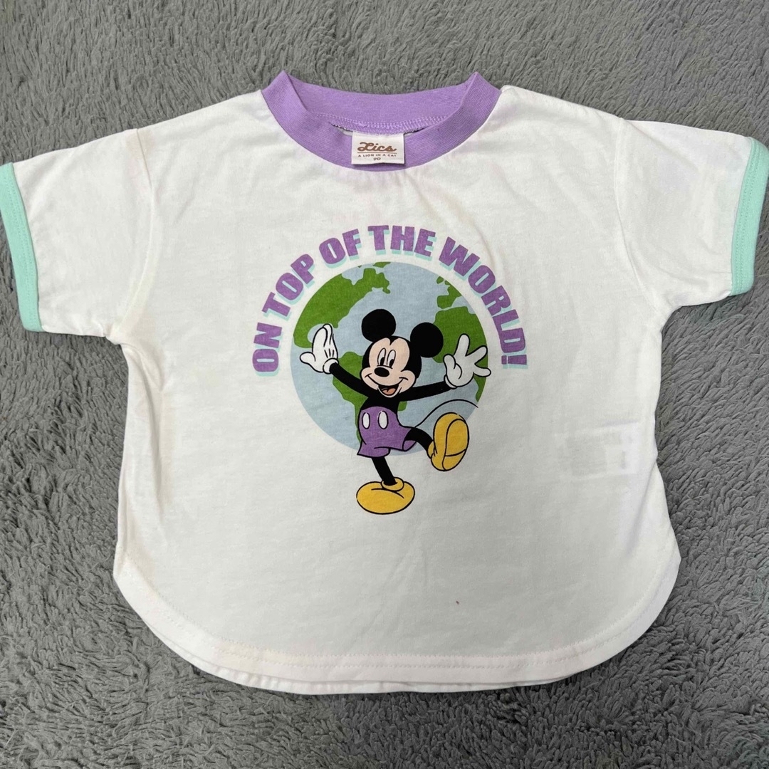 Disney(ディズニー)のLicsディズニー　ミッキーTシャツ　90 キッズ/ベビー/マタニティのベビー服(~85cm)(Ｔシャツ)の商品写真