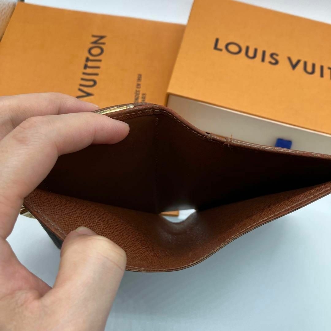 LOUIS VUITTON(ルイヴィトン)の【美品】ルイヴィトン　モノグラム　がま口　折り財布　財布 レディースのファッション小物(財布)の商品写真
