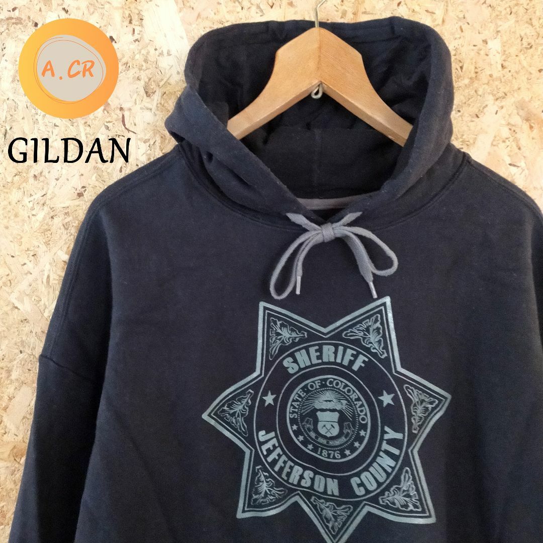 GILDAN(ギルタン)のGILDAN  sheriff jefferson county Hoodie メンズのトップス(パーカー)の商品写真