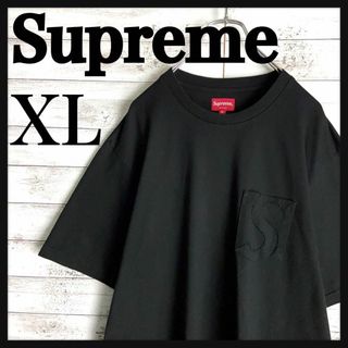 シュプリーム(Supreme)の8709【希少XLサイズ】シュプリーム☆Sロゴ定番カラーポケットtシャツ 美品(Tシャツ/カットソー(半袖/袖なし))