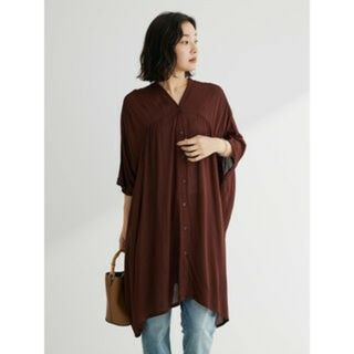 ショコラフィネローブ(chocol raffine robe)のchocol raffine robe レーヨンクレープチュニック(チュニック)