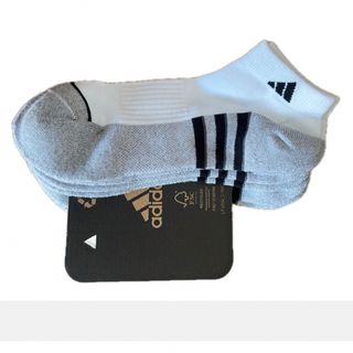 アディダス(adidas)のadidas靴下　3足セット(Size:26cm-28cm)(靴下/タイツ)