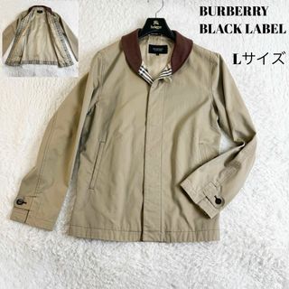 バーバリーブラックレーベル(BURBERRY BLACK LABEL)のバーバリーブラックレーベル  コート　比翼ボタン　ノバチェック　カーキ　Lサイズ(その他)