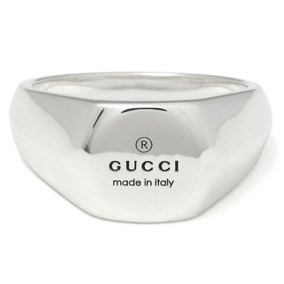 Gucci(グッチ)の新品 グッチ GUCCI リング トレードマーク シルバー ＃19 レディースのアクセサリー(リング(指輪))の商品写真