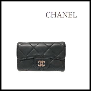 シャネル(CHANEL)の【美品】CHANEL シャネル　マトラッセ　キーケース　6連　レッド(キーケース)