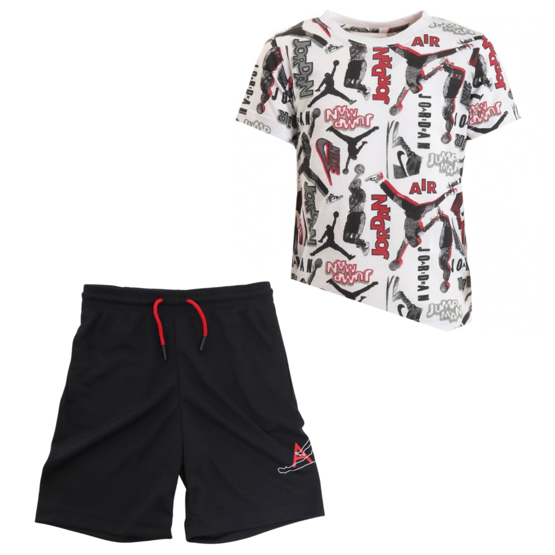 NIKE【ナイキ】ジョーダン 半袖Tシャツ&メッシュ ショートパンツ ナイキ NIKE S ジョーダン 半袖 Tシャツ ハーフパンツ 短パン