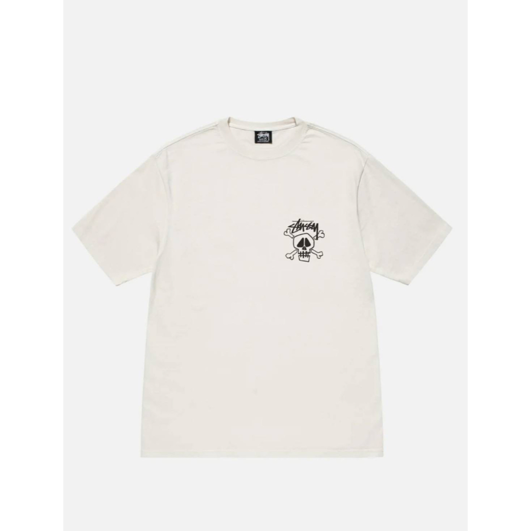 STUSSY(ステューシー)のSTUSSY SKULL & BONES TEE PIGMENT DYED メンズのトップス(Tシャツ/カットソー(半袖/袖なし))の商品写真