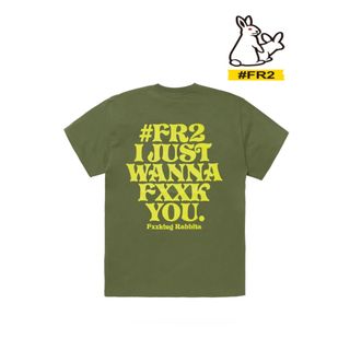 エフアールツー(#FR2)の【完売品】 FR2 Flocky Print T-shirt khak(Tシャツ/カットソー(半袖/袖なし))