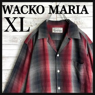 ワコマリア(WACKO MARIA)の8979【希少XLサイズ】ワコマリア☆総柄オンブレ チェックシャツ入手困難　美品(シャツ)