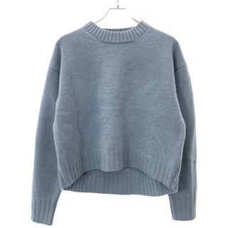 トゥデイフル(TODAYFUL)のTODAYFUL トゥデイフル 22AW Superfine Wool Knit カシミヤ混ウールニットセーター ブルー F 12220525(ニット/セーター)