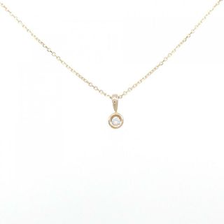 750PG/K18PG ダイヤモンド ネックレス 0.03CT(ネックレス)