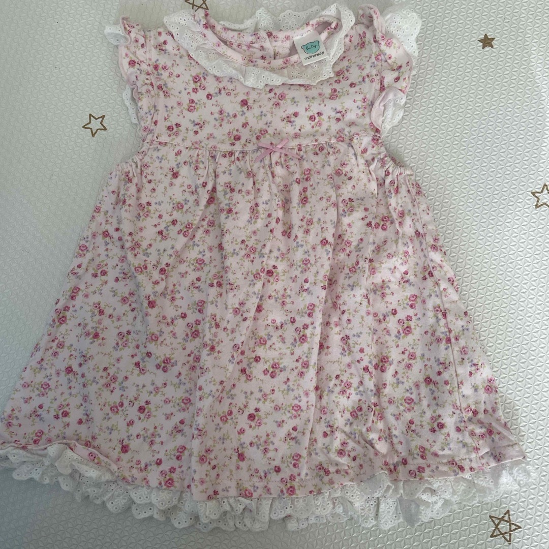 motherways(マザウェイズ)のマザーウェイズ　花柄ワンピース　80cm キッズ/ベビー/マタニティのベビー服(~85cm)(ワンピース)の商品写真