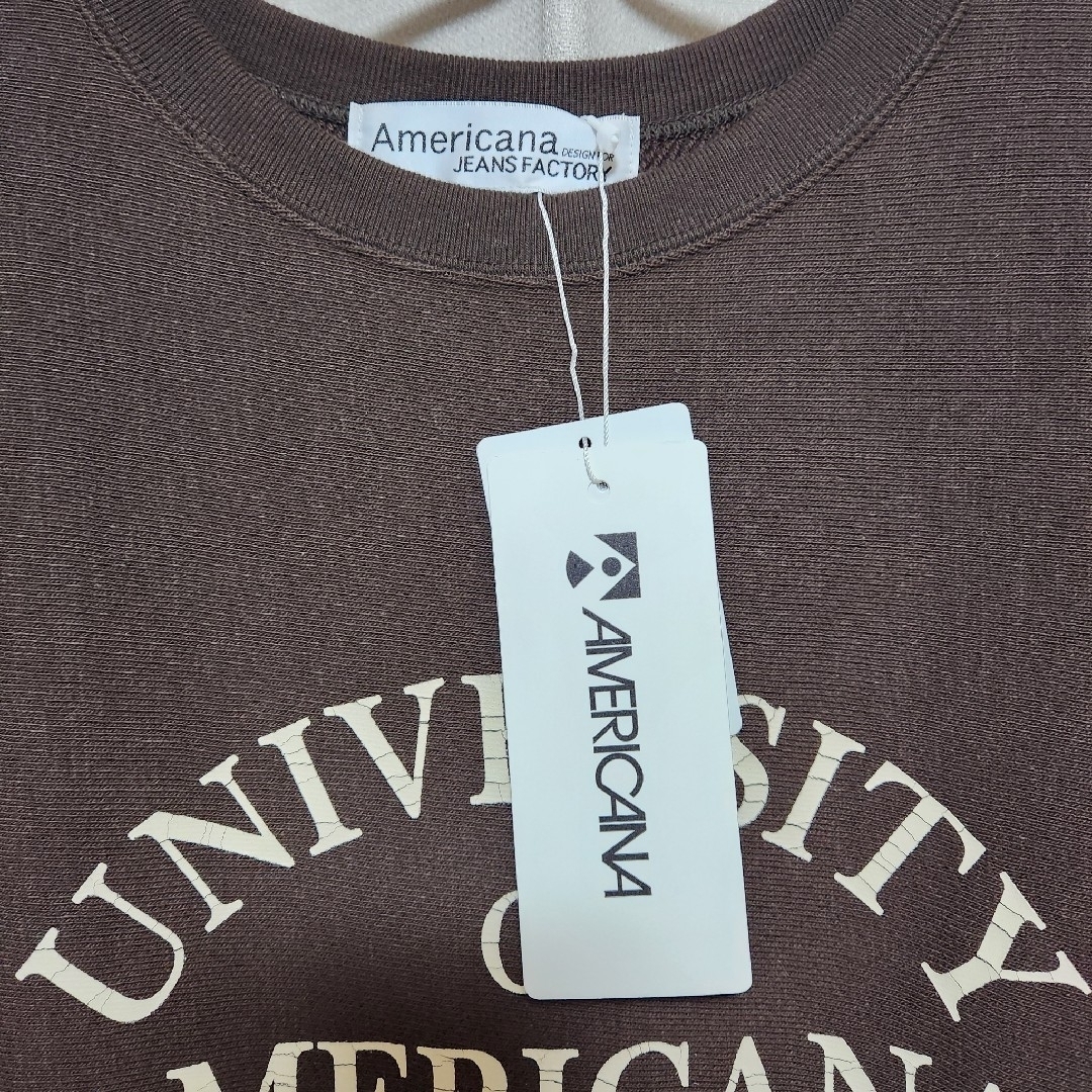 AMERICANA(アメリカーナ)の【新品】アメリカーナ　ジーンズファクトリー　ノースリーブ　スウェット レディースのトップス(Tシャツ(半袖/袖なし))の商品写真