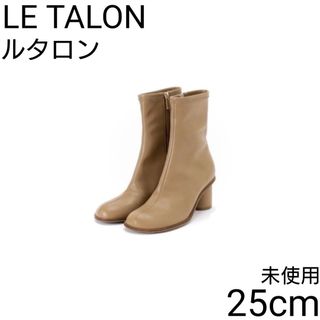 Le Talon - ルタロン オブリークフィット ショートブーツ レザー S