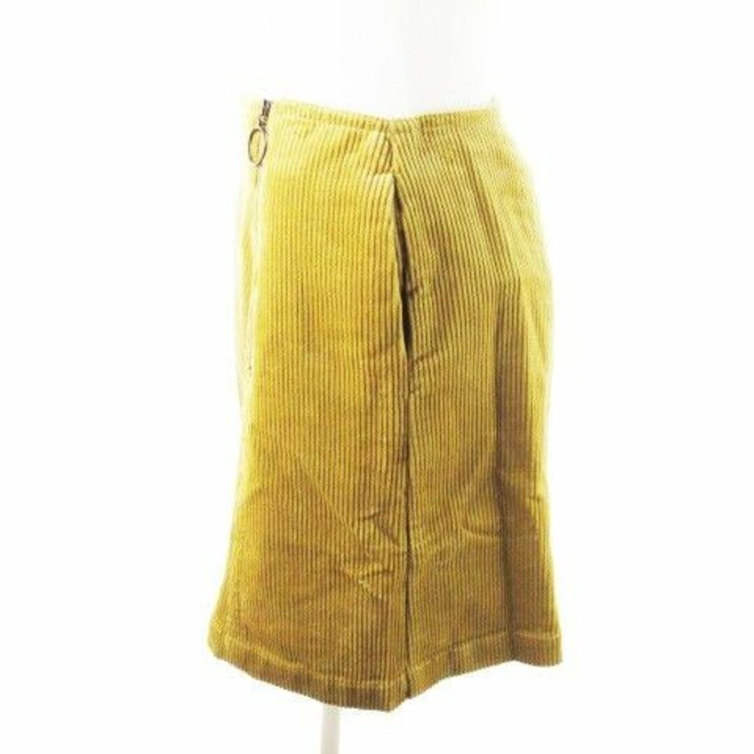 MERCURYDUO(マーキュリーデュオ)のマーキュリーデュオ 台形スカート S イエローオーカー 220203AO8A レディースのスカート(ミニスカート)の商品写真