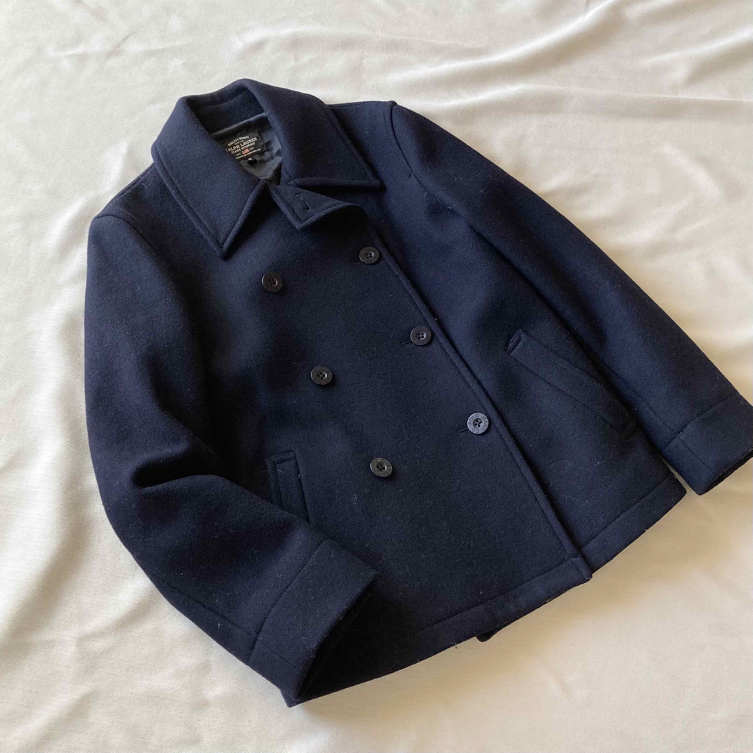 Ralph Lauren(ラルフローレン)のラルフローレン ジーンズカンパニー ウール メルトン Pコート S ネイビー レディースのジャケット/アウター(ピーコート)の商品写真