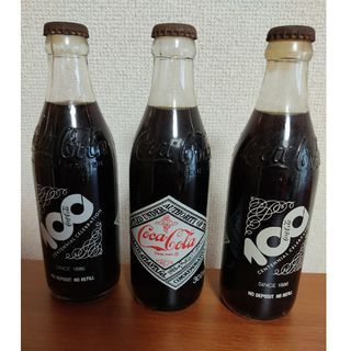 コカコーラ(コカ・コーラ)のコカコーラ 100周年 記念ぼとる(ノベルティグッズ)