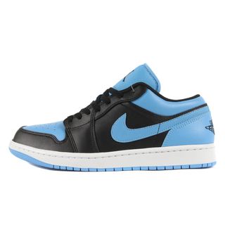 ナイキ(NIKE)の新品 NIKE ナイキ サイズ:28.0cm AIR JORDAN 1 LOW (553558-041) エアジョーダン1 ロー ブラック バーシティブルー US10 ローカット スニーカー シューズ 靴【メンズ】(スニーカー)