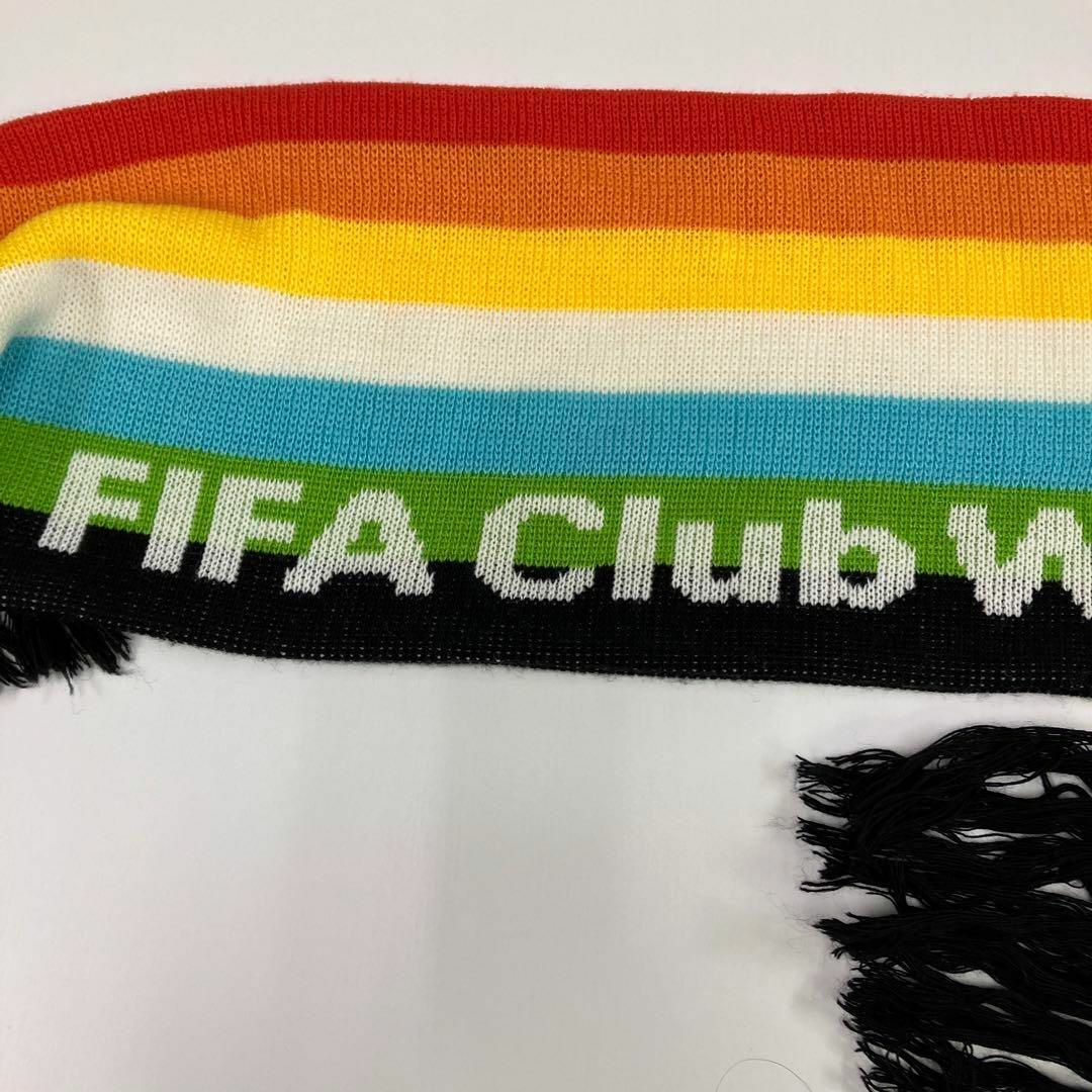 FIFA クラブワールドカップ　2015 マフラー　古着　レインボー メンズのファッション小物(マフラー)の商品写真