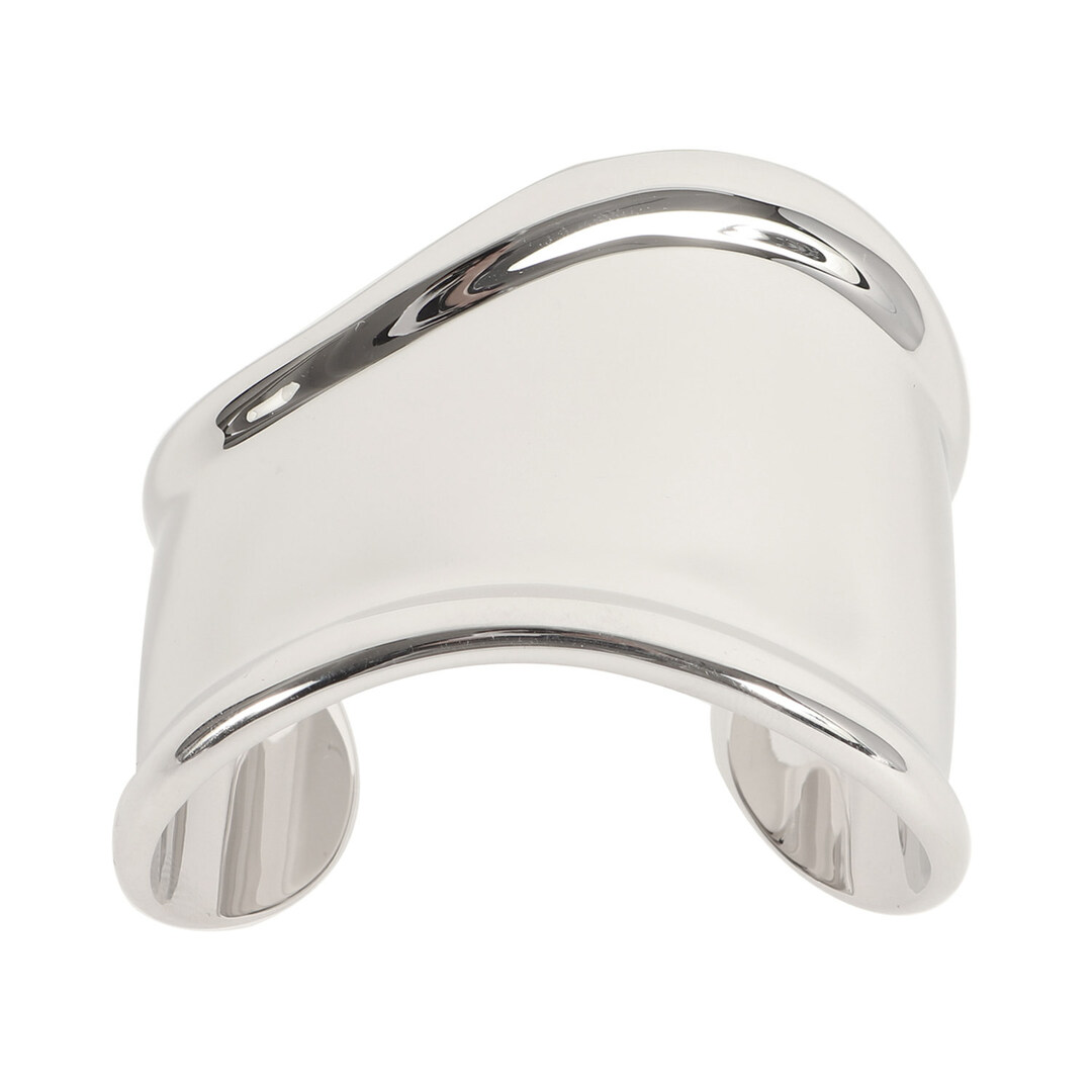 Tiffany & Co.(ティファニー)の美品 TIFFANY&Co. ティファニー エルサ ペレッティ スモール ボーン カフ バングル 43mm Elsa Peretti Small Bone Cuff 43mm スターリングシルバー Ag925 右手用 ブレスレット ジュエリー シルバー イタリア製 【メンズ】【中古】 メンズのアクセサリー(バングル/リストバンド)の商品写真